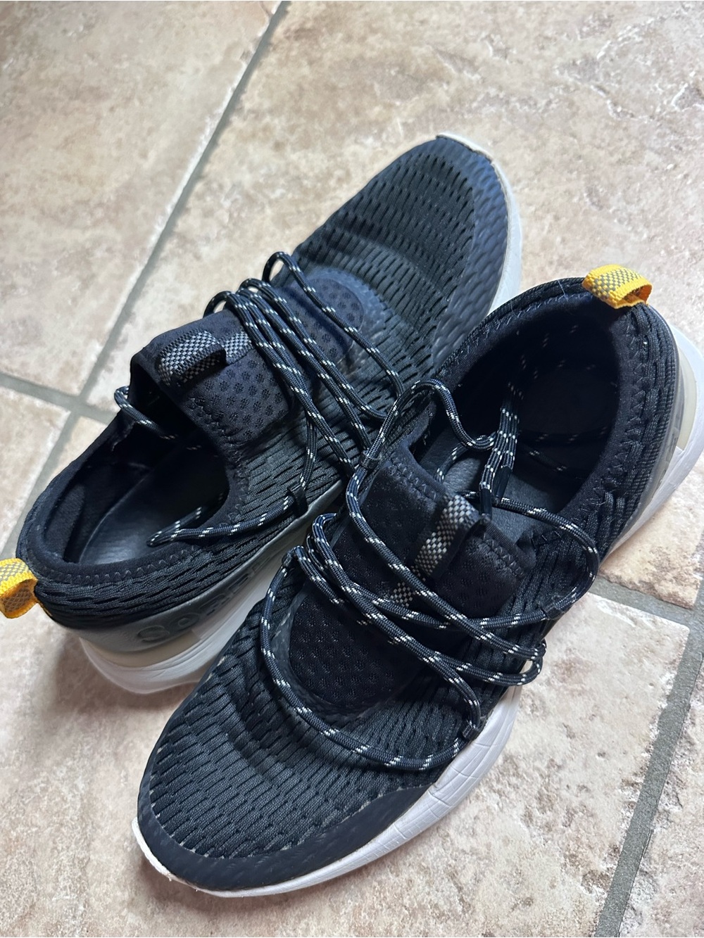 Sorel Black Sneakers with White Sole
